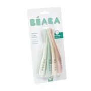 Set 4 lingurite silicon Beaba +4 luni Natural