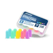 Set 5 perechi dopuri de urechi Novama Senna Foam, pentru reducerea zgomotului, confortabil, eficient, Multicolor BITNovamaSenna