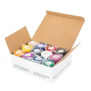 Set bandaje elastice autoadezive Vitammy Autoband, tehnologie cu microfibre, fara lipici, rezistent la apa, 7.5 x 450 cm, 12 bucati multicolore BITSetVitammyAutoband7.5