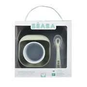 Set de masa silicon Beaba 4 piese Pebble