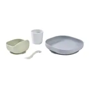 Set de masa silicon Beaba 4 piese Pebble