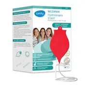 Set enteroclisma Sanity Hydroterapia Start pentru irigare vaginala si intestinala, capacitate 1.2 l, Rosu BIThydroterapiastart