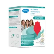 Set enteroclisma Sanity Hydroterapia Start pentru irigare vaginala si intestinala, capacitate 1.2 l, Rosu BIThydroterapiastart