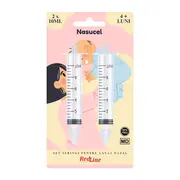 Set seringi pentru lavaj nazal RedLine Nasucel, pentru curatarea si hidratarea cailor nazale, 2 x 10 ml, 4 luni+ BITRedLineNasucel