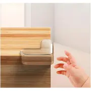Set siguranta copii transparent pentru colturi, muchii si dulapuri 12 buc