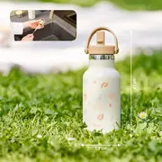 Babymoov - sticla termoizolanta din inox little explorer animal print ivory bbba005010