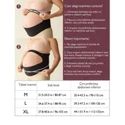 Centura gravide Momcozy pentru sustinerea greutatii abdominale Black L