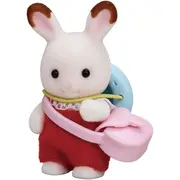 Figurine sylvanian families - bebe iepuras chocolate sf5405