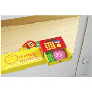 Magazin de joaca pentru copii cu accesorii + 2 cuburi de joaca cadou