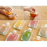 Pungi alimentare reutilizabile Momcozy 100 ml set 10 buc