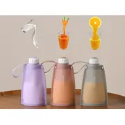 Pungi depozitare lapte silicon Momcozy set 2 buc Purple Red