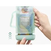 Suport pungi alimente Momcozy cu manere Green