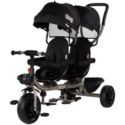 Tricicleta gemeni Chipolino Hip Hop noir HUBTRKHH0261NO