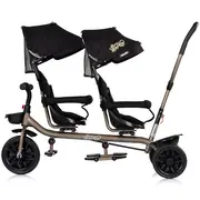 Tricicleta gemeni Chipolino Hip Hop noir HUBTRKHH0261NO