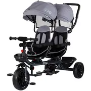 Tricicleta gemeni Chipolino Hip Hop platinum HUBTRKHH0262PL