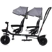 Tricicleta gemeni Chipolino Hip Hop platinum HUBTRKHH0262PL