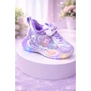 Adidasi cu luminite papusa - mov adt-19-1