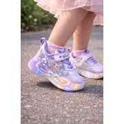 Adidasi cu luminite papusa - mov adt-19-1