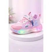 Adidasi cu luminite pentru fetite super cute doll adt-19-1