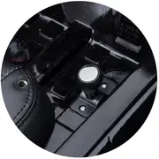 Masinuta electrica Chipolino SUV Mercedes AMG G63 cu scaun din piele si roti EVA black HUBELJG63M253B