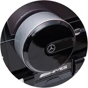 Masinuta electrica Chipolino SUV Mercedes AMG G63 cu scaun din piele si roti EVA black HUBELJG63M253B