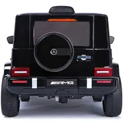Masinuta electrica Chipolino SUV Mercedes AMG G63 cu scaun din piele si roti EVA black HUBELJG63M253B