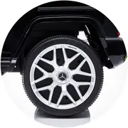 Masinuta electrica Chipolino SUV Mercedes AMG G63 cu scaun din piele si roti EVA black HUBELJG63M253B