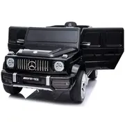 Masinuta electrica Chipolino SUV Mercedes AMG G63 cu scaun din piele si roti EVA black HUBELJG63M253B