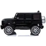 Masinuta electrica Chipolino SUV Mercedes AMG G63 cu scaun din piele si roti EVA black HUBELJG63M253B