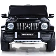 Masinuta electrica Chipolino SUV Mercedes AMG G63 cu scaun din piele si roti EVA black HUBELJG63M253B