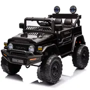 Masinuta electrica Chipolino Toyota FJ Cruiser cu roti EVA black HUBELJTFJ251BK