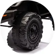 Masinuta electrica Chipolino Toyota FJ Cruiser cu roti EVA black HUBELJTFJ251BK