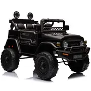 Masinuta electrica Chipolino Toyota FJ Cruiser cu roti EVA black HUBELJTFJ251BK
