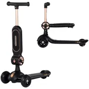 Trotineta Chipolino Bloomi black HUBDSBLO0261BK