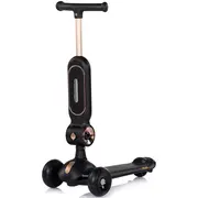 Trotineta Chipolino Bloomi black HUBDSBLO0261BK