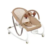 Balansoar, Jane, Evolution, Cu vibratii si melodii, Bara de jucarii si spatar reglabil, Conform cu standardul european de siguranta EN 12790:2023, Sesame BYN8420421092507