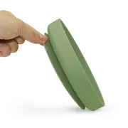 Farfurie, Petite&Mars, Take&Match, Din silicon, Cu ventuza, Fara BPA, Adecvata pentru masina de spalat vase si microunde, Nu absoarbe mirosuri, 6 luni+, 400 ml, Sweet Pea, Verde BYN708766