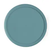 Farfurie compartimentata, Petite&Mars, Take&Match, Din silicon, Rotunda, Cu ventuza si 3 compartimente, Adecvata pentru masina de spalat vase si microunde, Nu absoarbe mirosuri, Fara BPA, 500 ml, 6 luni+, Frosted Sky, Albastru BYN715767