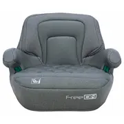 Inaltator auto, FreeOn, Cosmo Plus I-Size, Cu isofix, Cu spatar inaltat si cotiere, Potrivit pentru copiii intre 125 si 150 cm sau intre 25 si 36 Kg, Conform cu standardul european de securitate ECE R129, gri BYN48730