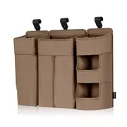 Organizator multifunctional, Lionelo, Sidepocket L, 58x11x58 cm, 3 parti independente cu multiple buzunare, Universal, Constructie ranforsata, Bej BYNLO-SIDEPOCKET_LARGE_BEIGE
