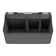 Organizator multifunctional, Lionelo, Sidepocket M, 43x15x23 cm, 3 compartimente, Universal, Constructie ranforsata, Gri BYNLO-SIDEPOCKET_MEDIUM_GREY