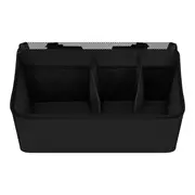 Organizator multifunctional, Lionelo, Sidepocket M, 43x15x23 cm, 3 compartimente, Universal, Constructie ranforsata, Negru BYNLO-SIDEPOCKET_MEDIUM_BLACK