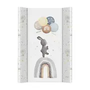 Saltea de infasat, Ceba Baby, Basic, Cu Intaritura, 70x50 cm, Suprafata impermeabila, Pentru comode de infasat sau patuturi, Fara ftalati, 0 luni+, Rainbow Walk BYNAGS-216-000-817