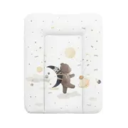 Saltea de infasat, Ceba Baby, Moale, 70 x 50 cm, Suprafata impermeabila, Pentru comode de infasat, Fara ftalati, 0 luni+, Galactic Travel BYNAGS-143-000-810