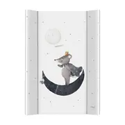 Saltea de infasat, Ceba Baby, Moale, 70 x 50 cm, Suprafata impermeabila, Pentru comode de infasat sau suprafete plane, Fara ftalati, 0 luni+, Cosmic Mouse BYNAGS-102-000-814