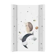 Saltea de infasat, Ceba Baby, Moale, 70 x 50 cm, Suprafata impermeabila, Pentru comode de infasat sau suprafete plane, Fara ftalati, 0 luni+, Hedgehog the Dreamer BYNAGS-102-000-811