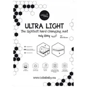Saltea de infasat, Ceba Baby, Ultra Light, Cu Intaritura, 70x50 cm, Suprafata impermeabila, Pentru comode de infasat sau patuturi, Fara ftalati, 0 luni+, Rocking Horse BYNAGS-204-000-820