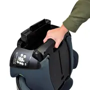 Scaun auto, Be Cool, Foldy, I-Size, Cu sistem isofix, Pliabil, 100-150 cm, 4-12 ani, Conform cu standardul european de securitate ECE R129, Antracit BYN8420421090503