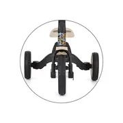 Tricicleta, Petite&Mars, Turbo, Editie limitata, 5 in 1, Multifunctionala, Vehicul de impins, Bicicleta cu/fara pedale, Cu maner de ghidaj, Detasabil, Roti din cauciuc, Pana la 25 kg, 1.5-5 ani, City Beat BYN613481