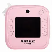 Aparat foto copii cu printare instant, Free2Play, Camere duale fata-spate, Cadre distractive, Cu 6 filtre, Unicorn BYN86892